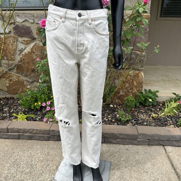 BDG Denim - Urban Outfitters BDG Jeans Size 29 Authentic Straight High Rise Denim Distressed
